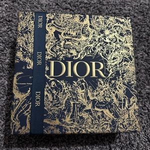 Empty Dior Holiday Gift Box